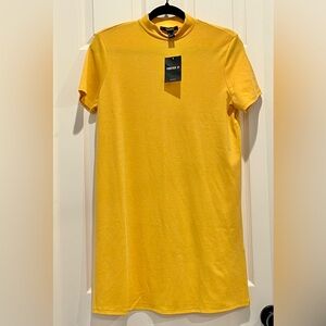 FOREVER 21 Mock Neck Mini Flowy Dress- Size S